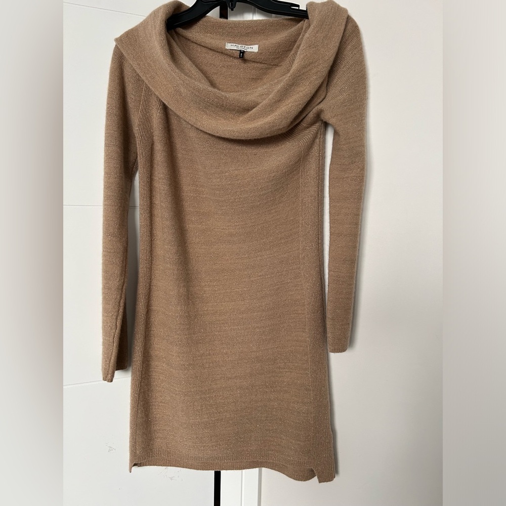 New Halston Heritage Cashmere Sweater Dress XS